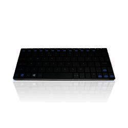 Ceratech Sleek Rechargeable Bluetooth Keyboard - Windows Layout - Black